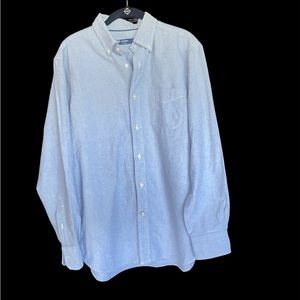 CREMIEUX Classics men’s Oxford Button down, blue, size Medium, 100% cotton